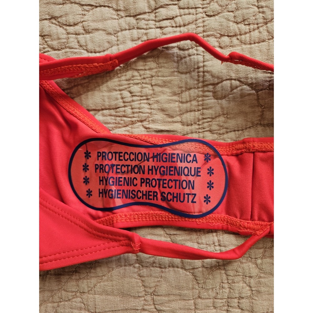 NIP Dixxon Premium Swimwear "Red" Tanning Suit, Top and Bottom, S - Picture 6 of 7